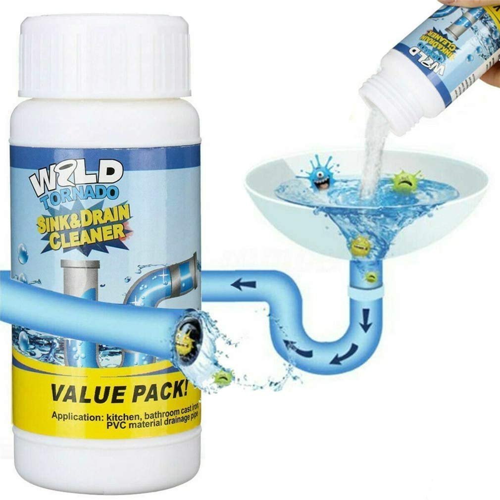 7934 Powerful Sink and Drain Cleaner, Portable Powder Cleaning Tool Super Clog Remover Chemical Powder Agent for Kitchen Toilet Pipe Dredging (110 Gm) 7934 Powerful Sink and Drain Cleaner, Portable Powder Cleaning Tool Super Clog Remover Chemical Powder Agent for Kitchen Toilet Pipe Dredging (110 Gm)